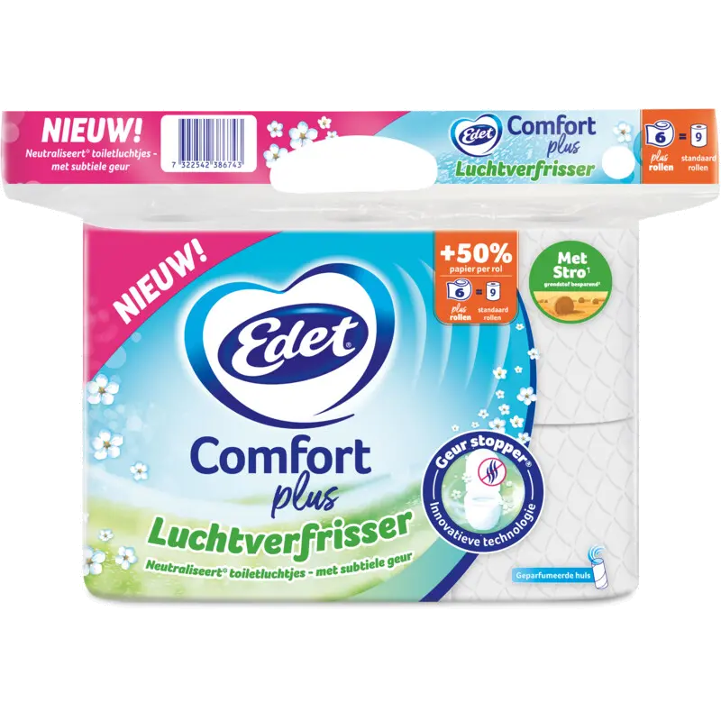 Comfort plus luchtverfrisser 6=9 rol