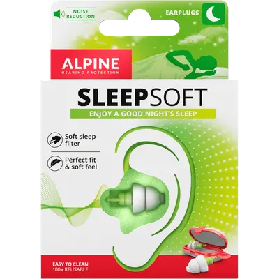 SleepSoft Herbruikbare Slaap Oordoppen 1 paar