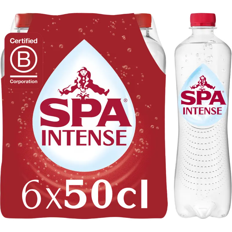 Intense bruisend mineraalwater
