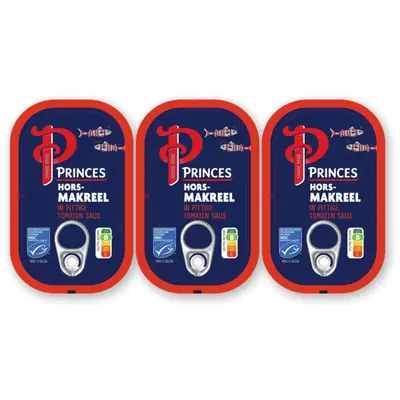 Horsmakreel in tomatensaus 3-pack