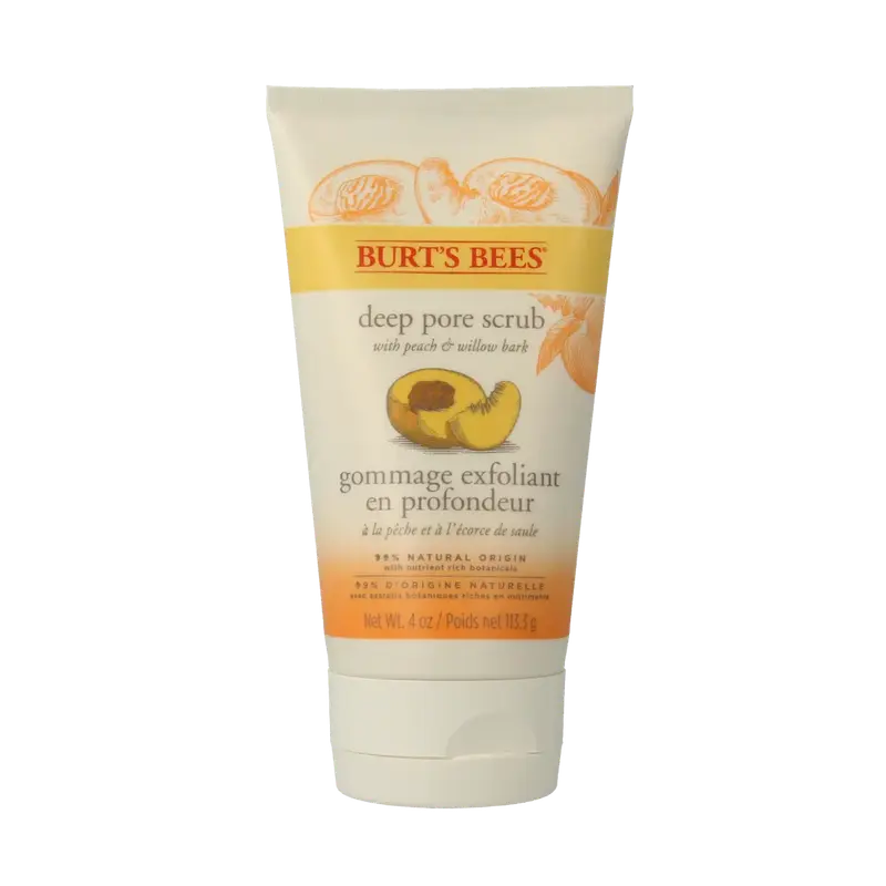 Gezichtscrub peach & willowbark 110g