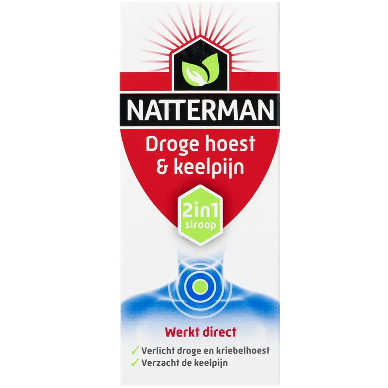 Droge Hoest + Keelpijn 2-in-1 siroop - 150 ml