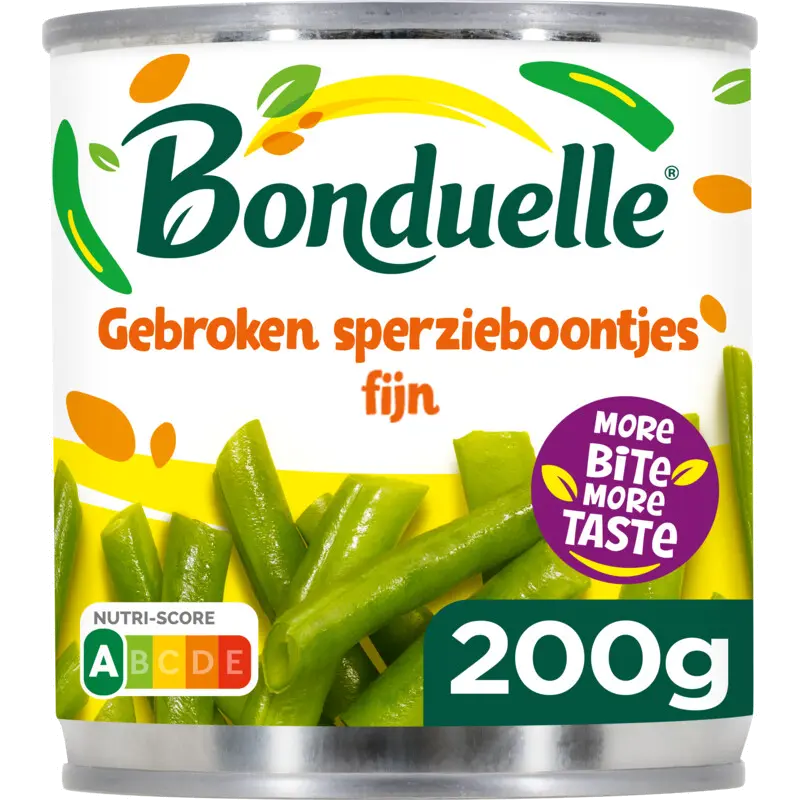 Sperziebonen gebroken