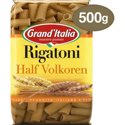 Rigatoni half volkoren