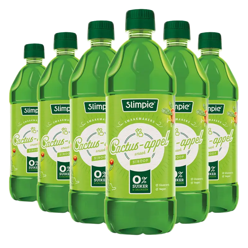 6x Slimpie Siroop Cactus Appel 650
