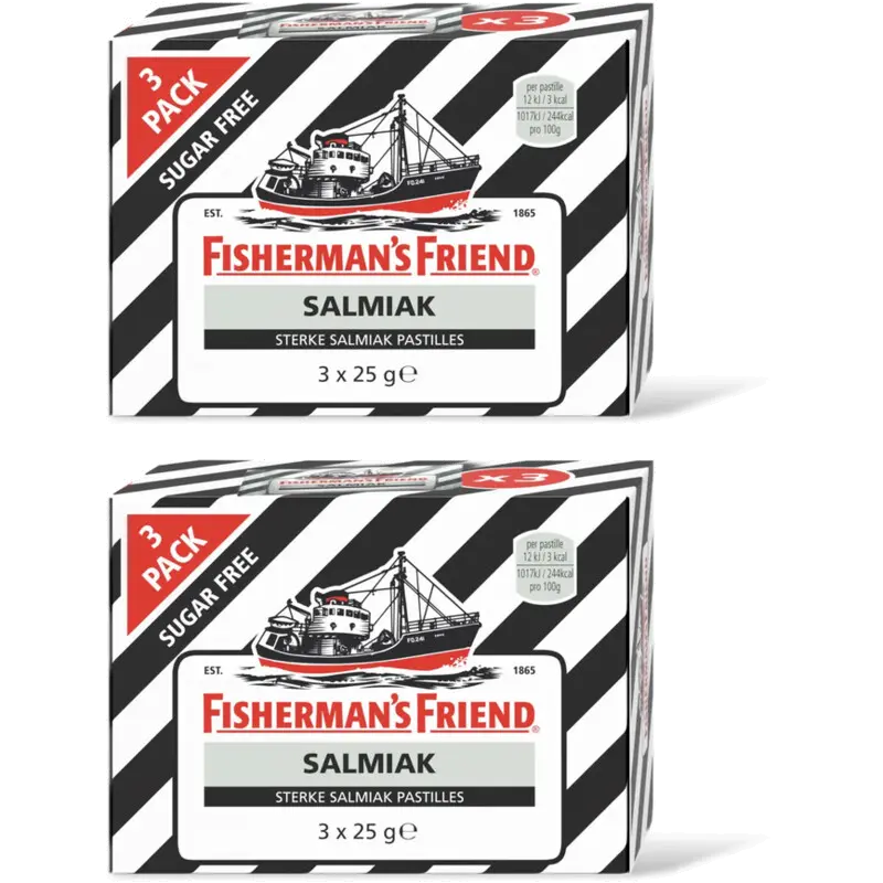 Salmiak suikervrij 2-pack