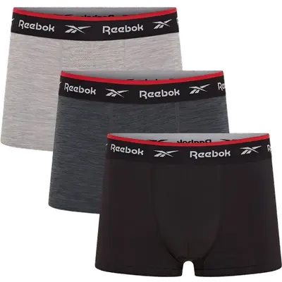 sportboxershort Redgrave-zwart/antraciet/grijs gemêleerd-M