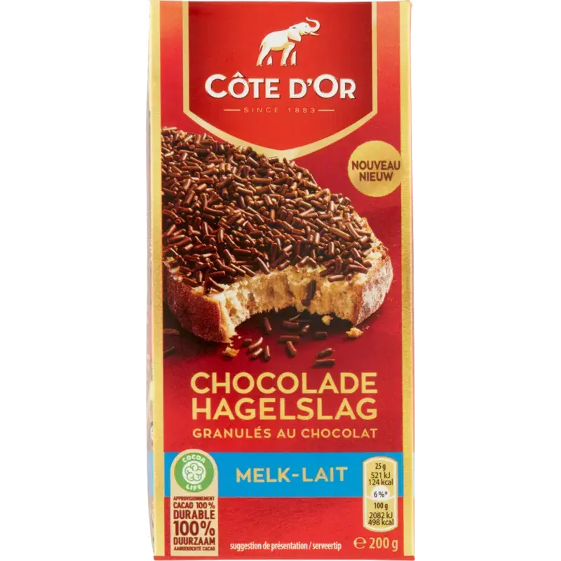 Chocolade hagelslag melk