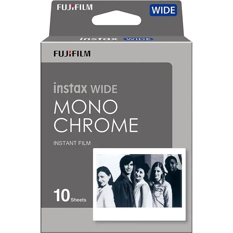 Instax Wide camerafilm Monochroom 10 vellen