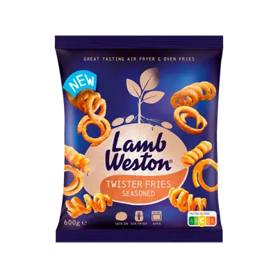 Twister fries seasoned