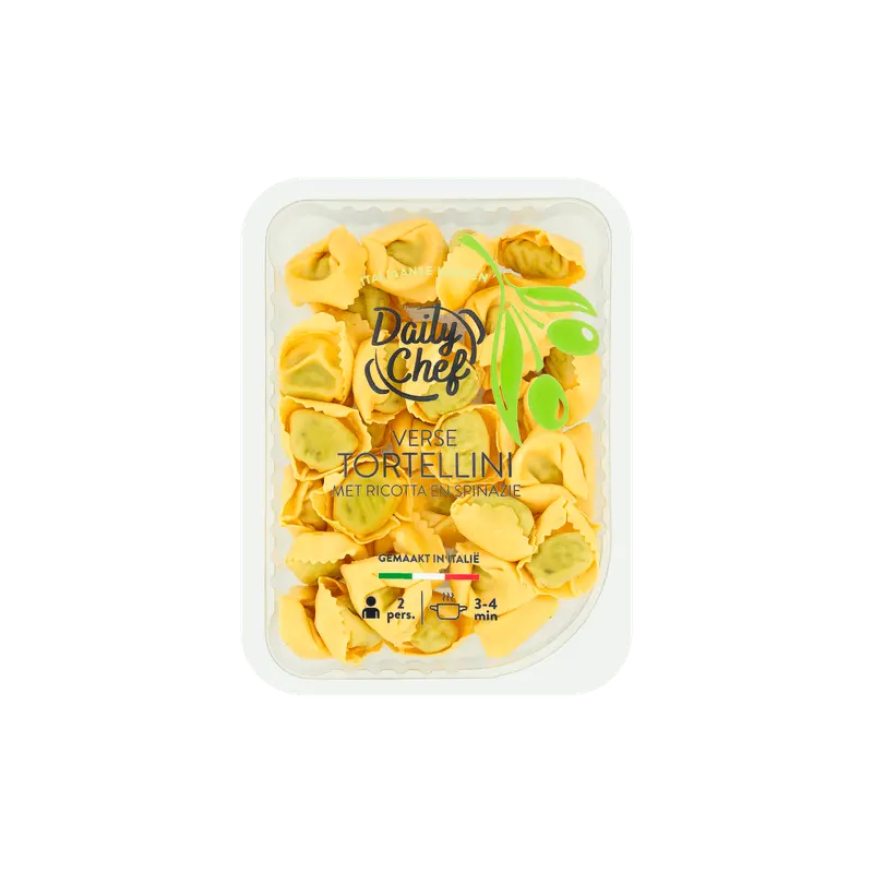 Tortellini ricotta-spinazie