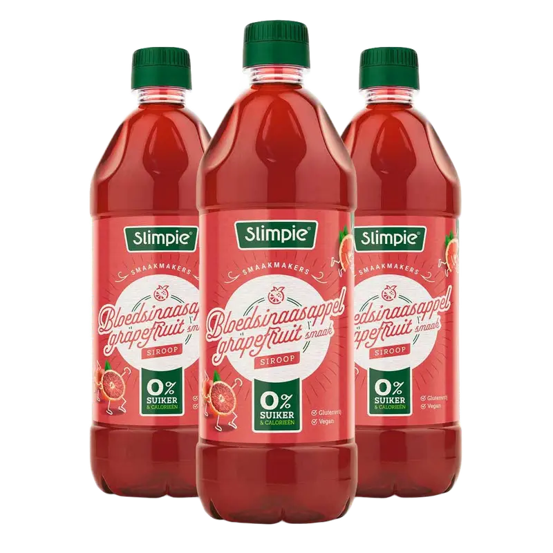 3x Slimpie Siroop Bloedsinaasappel