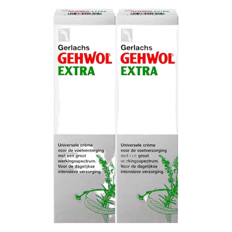 2x Gehwol Voetcrème Extra 75 ml