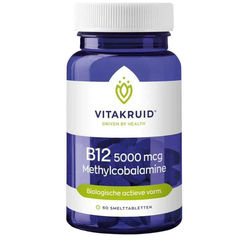 B12 5000 mcg Actief Methylcobalamine Vitamine