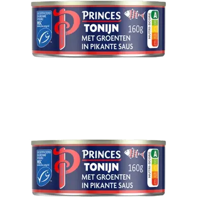 tonijnstukken met groenten 2-pack