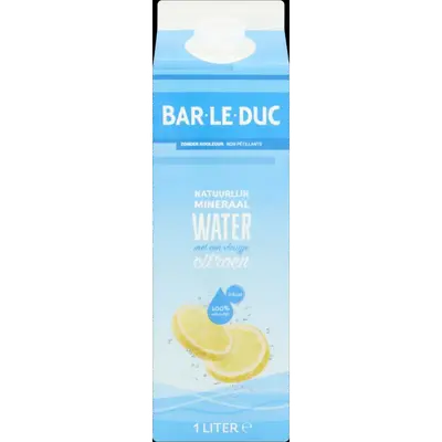 Natuurlijk mineraalwater citroen