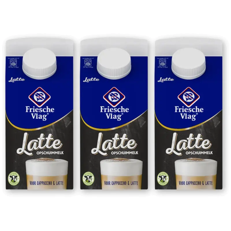 Latte opschuimmelk 3-pack
