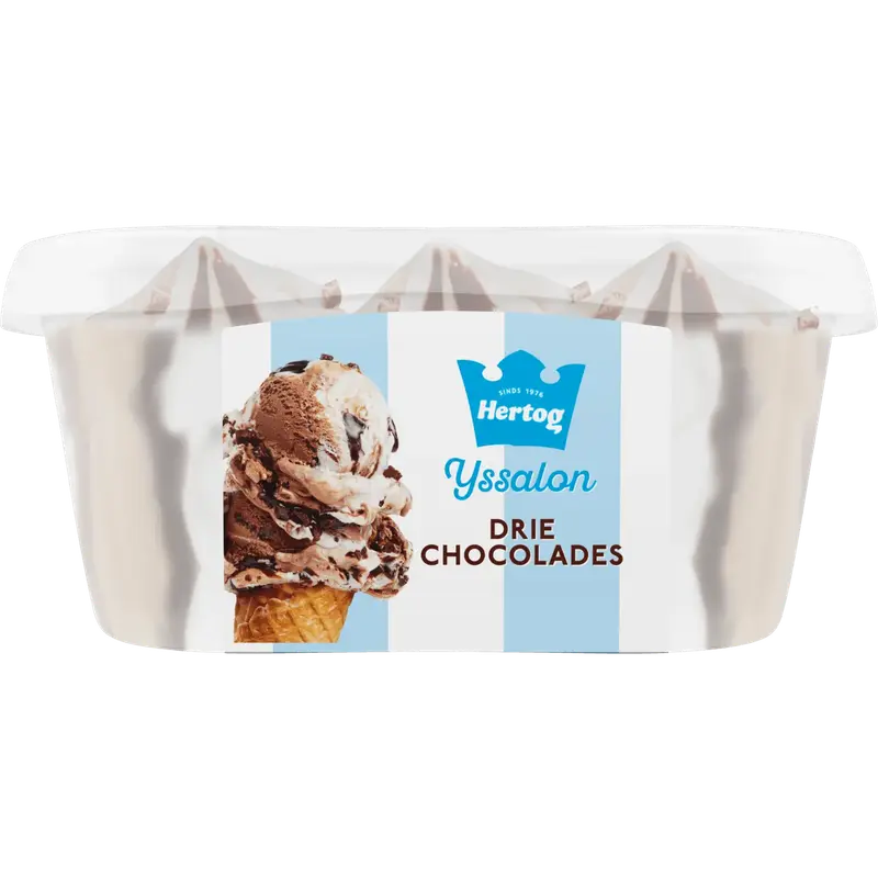 Drie chocolades