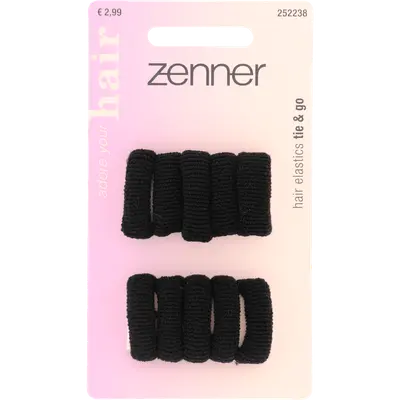 Elastieken Rollup Zwart 10