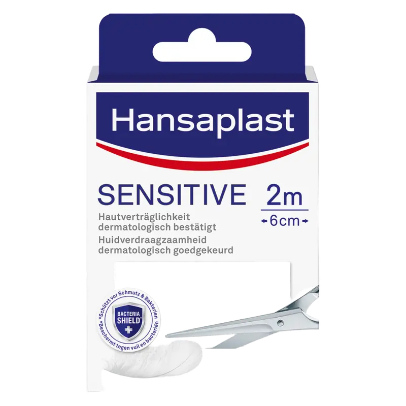 Pleisters Sensitive 2m x 6cm