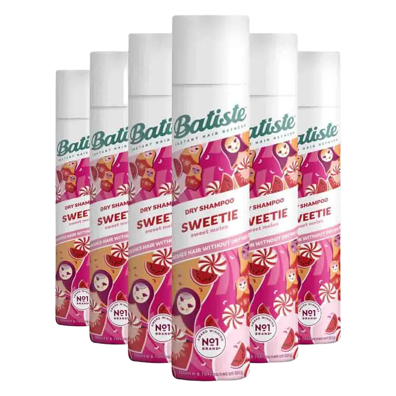 6x Batiste Droogshampoo Sweetie &