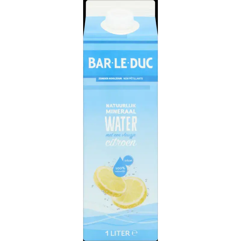 Natuurlijk mineraalwater citroen