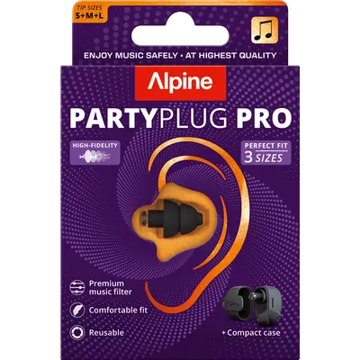 PartyPlug Pro Oordoppen Black 1 Paar
