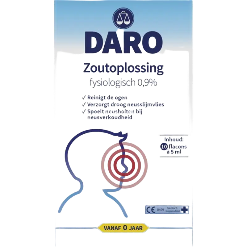 2x Daro Fysiologische Zoutoplossing