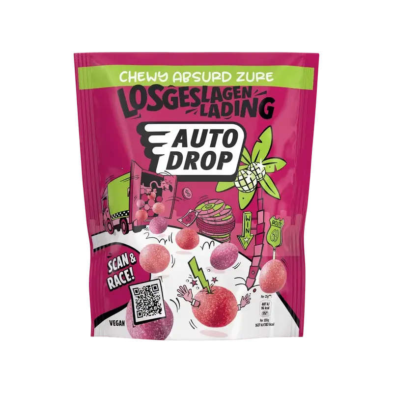 Chewy zure losgeslagen lading