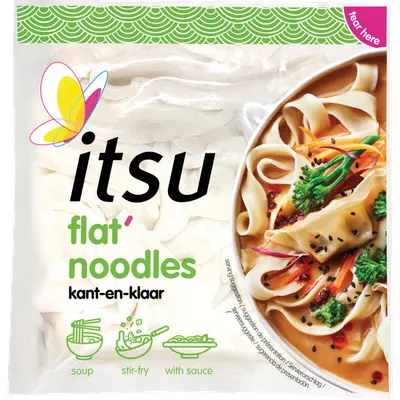 Flat noodles kant-en-klaar