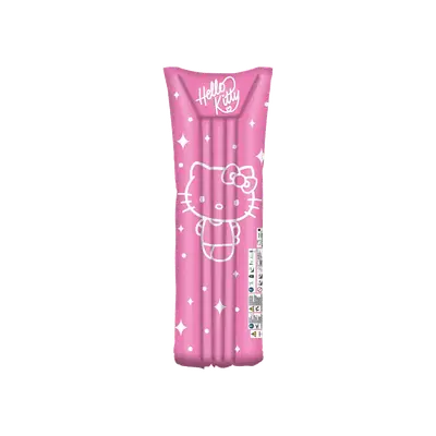 Luchtbed, transparant roze, 174 x 59 x 18 cm