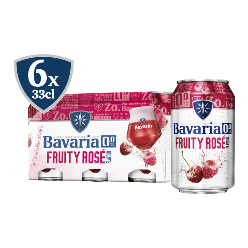0.0% Fruity rosé 6-pack