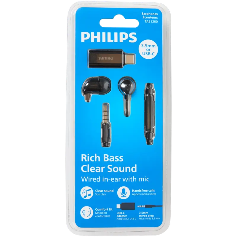 oortjes met jack-aansluiting & USB-C