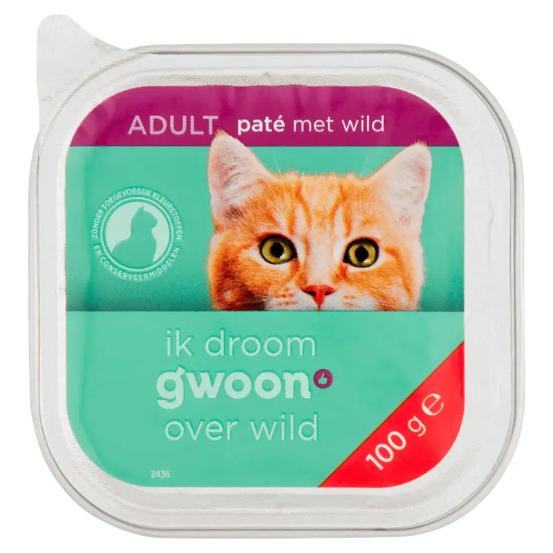 Kattenvoer pate wild