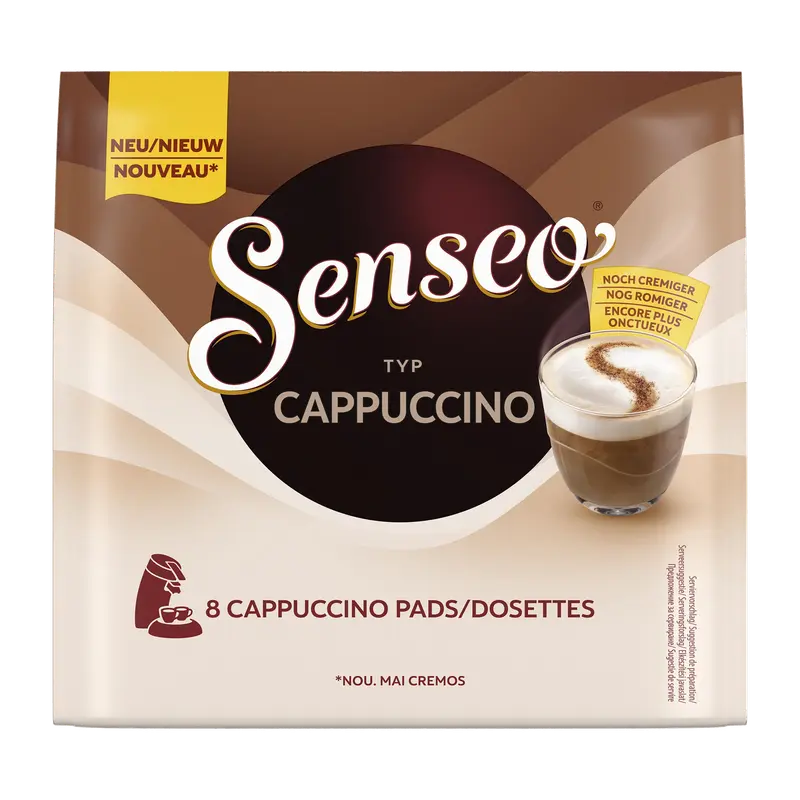 Cappuccino koffiepads