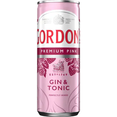 Pink gin & tonic