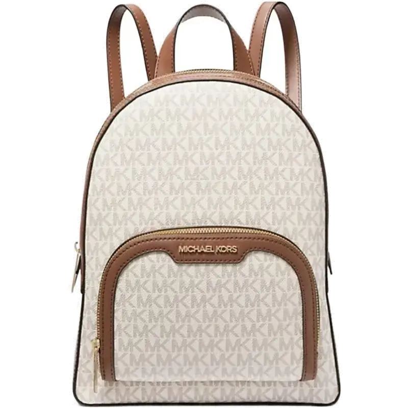Jaycee middelgrote rugzak met logo-vanille