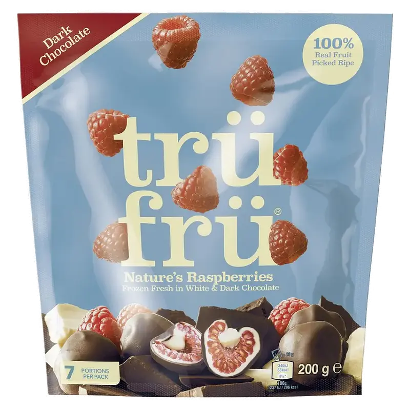 Framboos wit en puur chocolade