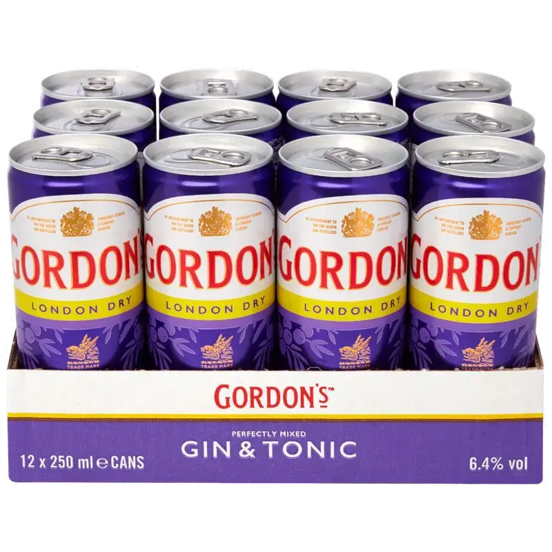 Gordons Gin & Tonic tray 12 x 25 cl 