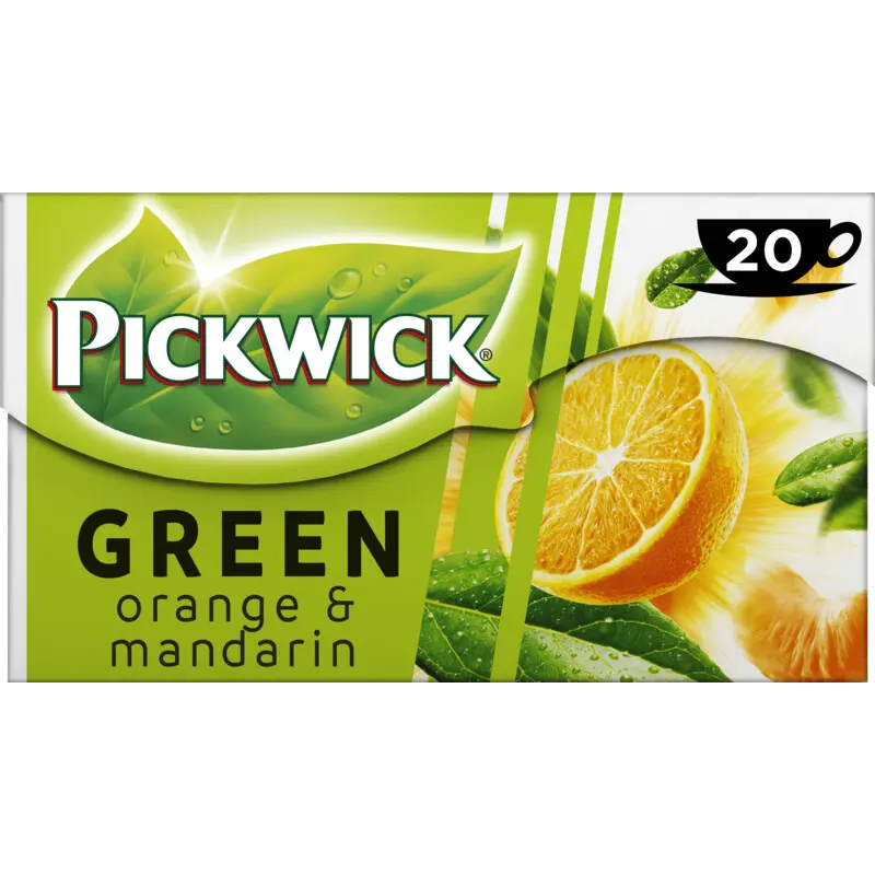 Orange mandarin groene thee