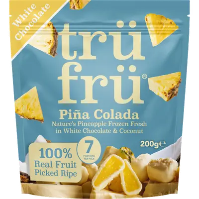Ananas en witte chocolade