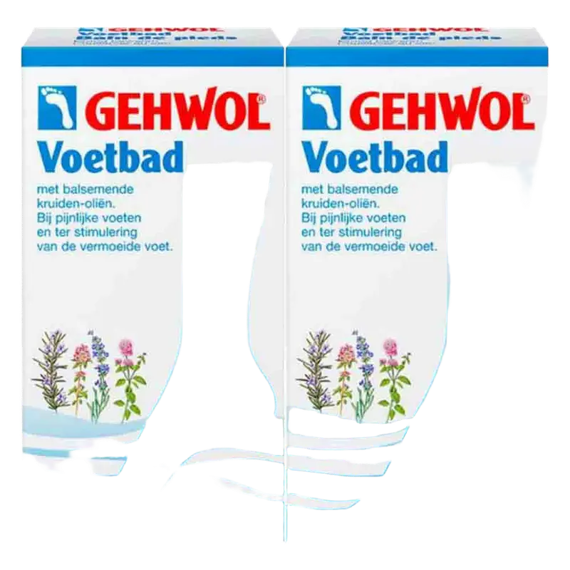 2x Gehwol Voetbad 400 gr