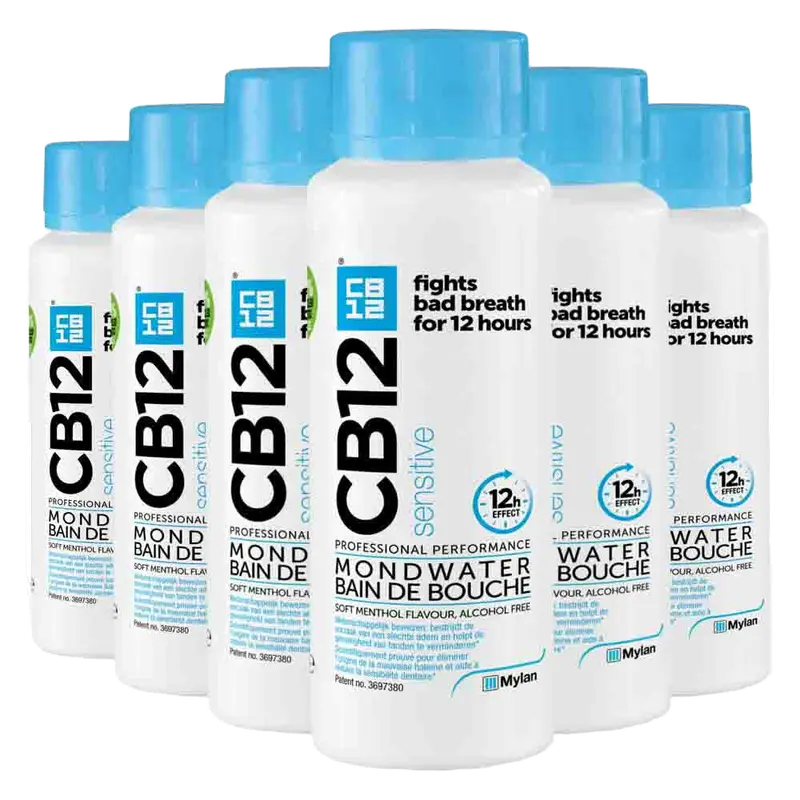 6x CB12 Mondwater Sensitive 250 ml
