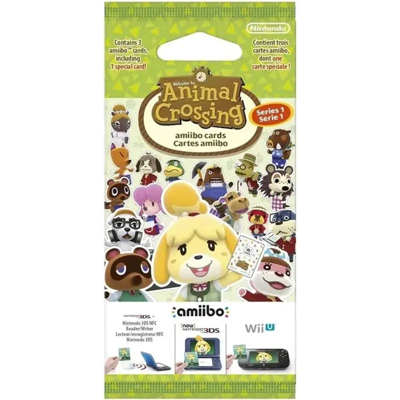 Animal Crossing Serie 1 Kaartpakket (1 Speciale Kaart + 2 Standaardkaarten)