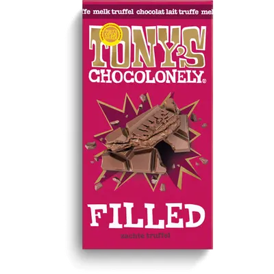 Filled melk truffel