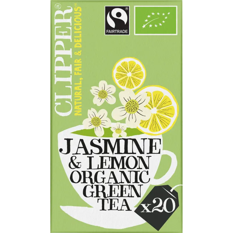 Jasmine & lemon organic green tea