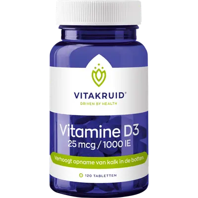 Vitamine D3 25mcg 120