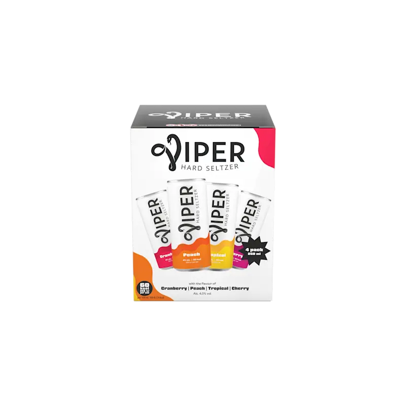 Variety pack cranberry, peach, tropica
