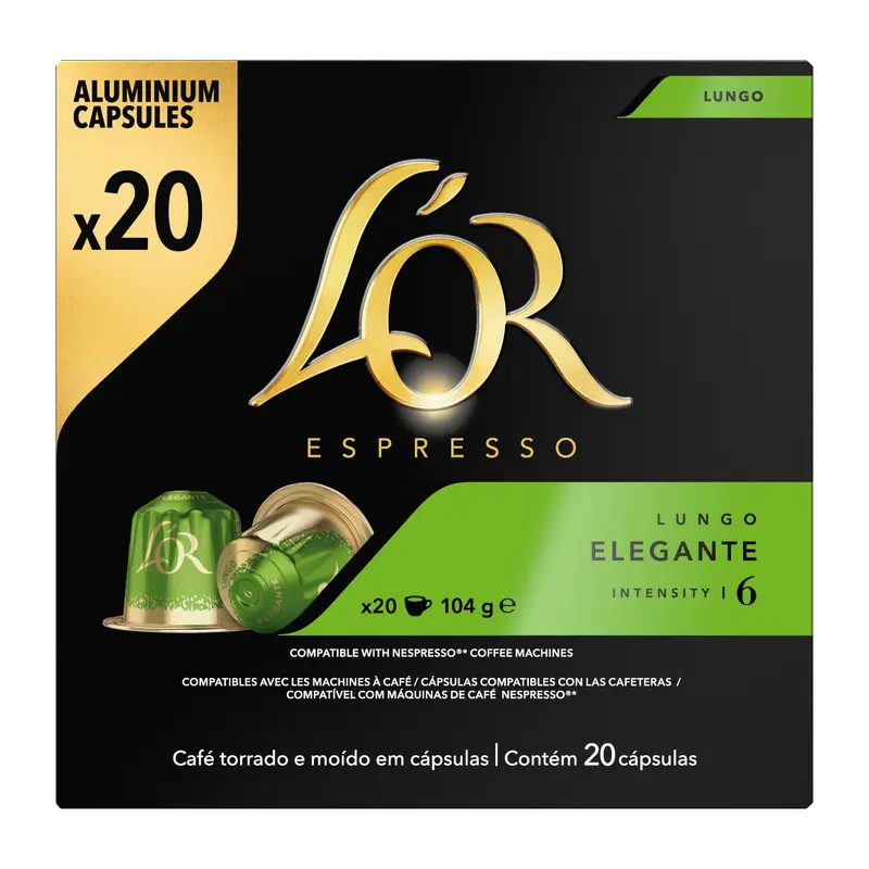 Lungo Elegante Koffiecups Voordeelpak