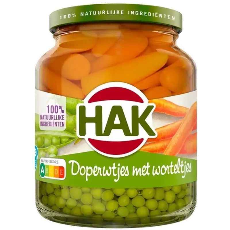 Extra Fijne Erwten En Wortelen - 195 g